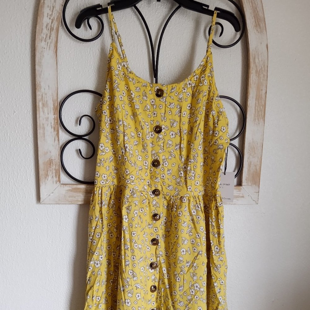 Japna Floral summer dress Sundress size Large Jr.